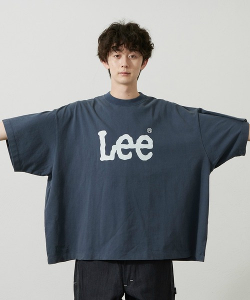 Lee(リー)の「Lee/リー SUPERD SIZED T-SHIRTS ビッグフィット(Tシャツ/カットソー・メンズ・ネイビー/グレー・FREE)」の18枚目の写真
