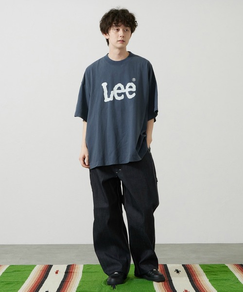 Lee(リー)の「Lee/リー SUPERD SIZED T-SHIRTS ビッグフィット(Tシャツ/カットソー・メンズ・ネイビー/グレー・FREE)」の16枚目の写真
