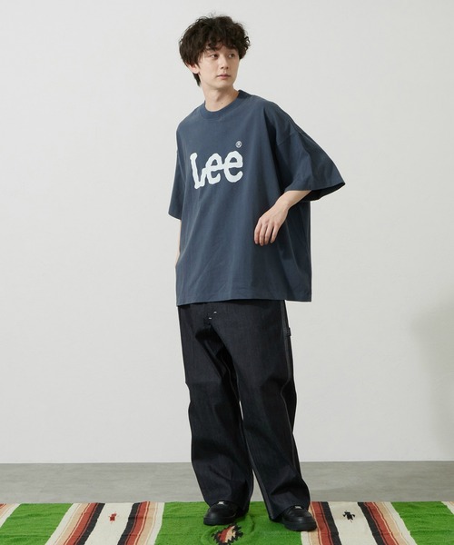 Lee(リー)の「Lee/リー SUPERD SIZED T-SHIRTS ビッグフィット(Tシャツ/カットソー・メンズ・ネイビー/グレー・FREE)」の15枚目の写真