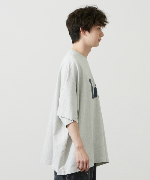 Lee(リー)の「Lee/リー SUPERD SIZED T-SHIRTS ビッグフィット(Tシャツ/カットソー・メンズ・ネイビー/グレー・FREE)」の11枚目の写真