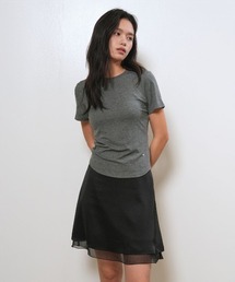 GENERAL IDEA | 【GENERAL IDEA】アセテート ラウンドネック半袖Tシャツ / ACETATE ROUND NECK T-SHIRT(Tシャツ/カットソー)