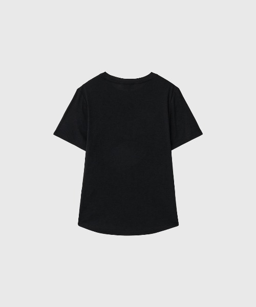 GENERAL IDEA(ジェネラルアイデア)の「【GENERAL IDEA】アセテート ラウンドネック半袖Tシャツ / ACETATE ROUND NECK T-SHIRT(Tシャツ/カットソー・レディース・ホワイト/チャコール/ブラック・S/M/L)」の17枚目の写真