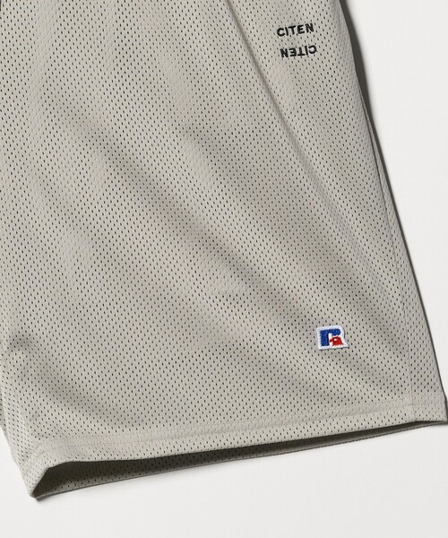 Russell Athletic(ラッセルアスレティック)の「【別注】<RUSSELL ATHLETICxCITEN>メッシュSET UP(Tシャツ/カットソー・メンズ・ホワイト/グレー系/ブラック・FREE)」の6枚目の写真