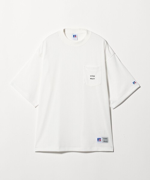 Russell Athletic(ラッセルアスレティック)の「【別注】<RUSSELL ATHLETICxCITEN>メッシュSET UP(Tシャツ/カットソー・メンズ・ホワイト/グレー系/ブラック・FREE)」の15枚目の写真