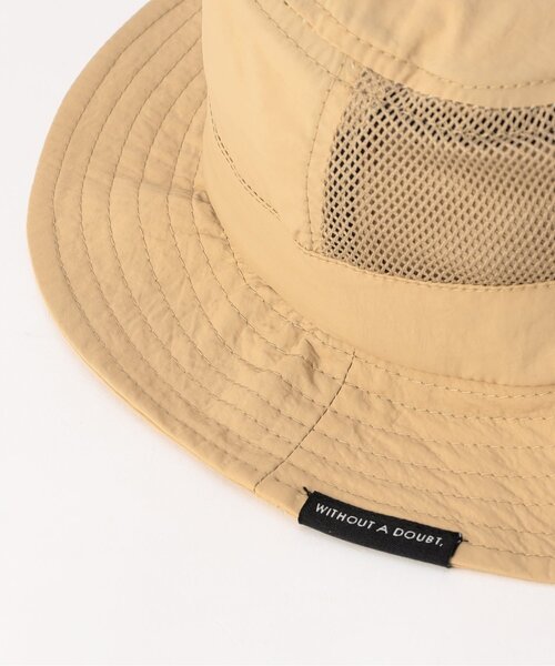 Ampersand(アンパサンド)の「【接触冷感/UVカット】ひんやりアウトドアメッシュハット(ハット・キッズ・ピンク/レインボー/ベージュ/チャコール/ラベンダー・48/50/52/54/56)」の15枚目の写真