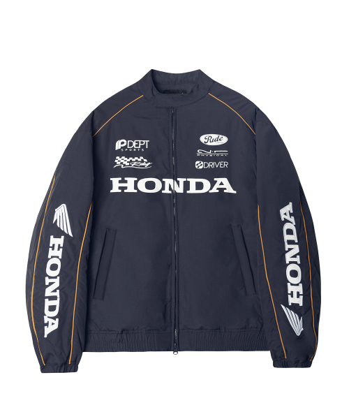 セール】Nylon Racing Blouson Jacket Navy（MA-1）｜HONDA MOTORCYCLE