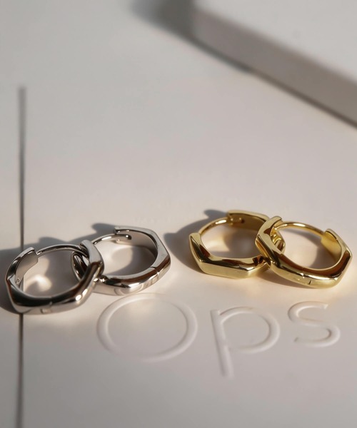 Ops.(オプス)の「ピアス フープピアス 金属アレルギー対応 シルバー925 ゴールド 【kyklos-wave キクロス・ウェーブ】(ピアス(両耳用)・レディース・ゴールド/シルバー・ONE SIZE)」の20枚目の写真