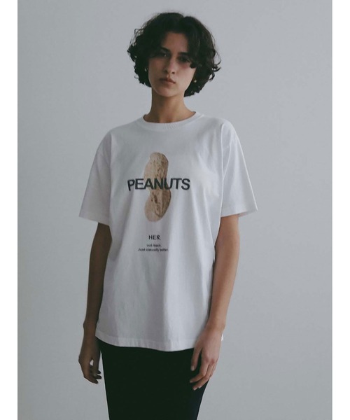 HER.(ハー)の「PEANUTS T-shirt(Tシャツ/カットソー・レディース・オフホワイト・フリー)」の5枚目の写真