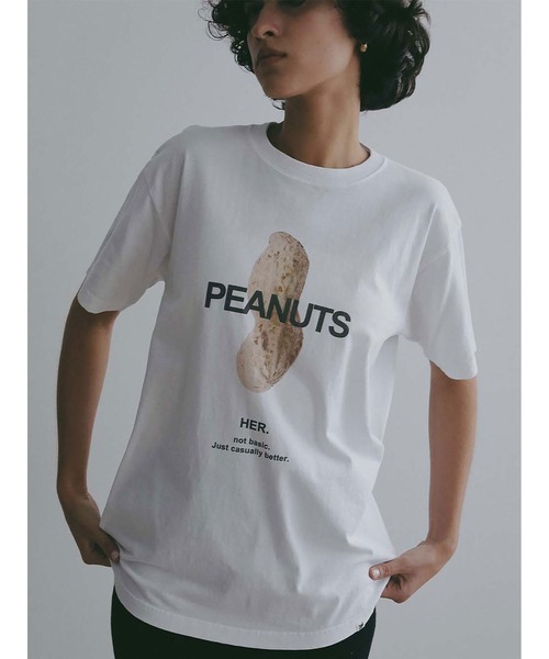 HER.(ハー)の「PEANUTS T-shirt(Tシャツ/カットソー・レディース・オフホワイト・フリー)」の7枚目の写真