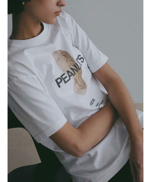 HER.(ハー)の「PEANUTS T-shirt(Tシャツ/カットソー・レディース・オフホワイト・フリー)」の9枚目の写真