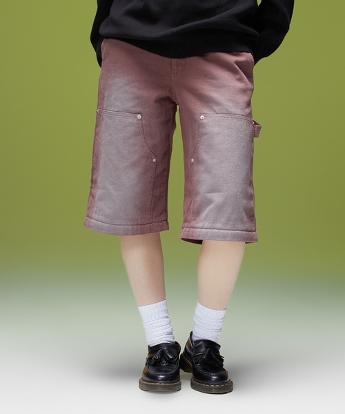 X-girl(エックスガール)の「FADED 2WAY WIDE LEG WORK PANTS(その他パンツ・レディース・チャコール/ブラウン・S/M)」の11枚目の写真