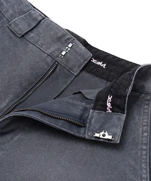 X-girl(エックスガール)の「FADED 2WAY WIDE LEG WORK PANTS(その他パンツ・レディース・チャコール/ブラウン・S/M)」の20枚目の写真