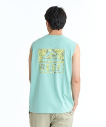 REEF FLOWER LEAF BOX LOGO SS T タンクトップ 【2026年春夏モデル】/リーフバックプリントノースリーブタンク