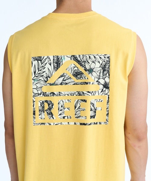 REEF(リーフ)の「REEF FLOWER LEAF BOX LOGO SS T タンクトップ 【2026年春夏モデル】/リーフバックプリントノースリーブタンク(タンクトップ・メンズ・イエロー/ブラック/グリーン/ホワイト・SMALL/X-LARGE/MEDIUM/LARGE)」の11枚目の写真
