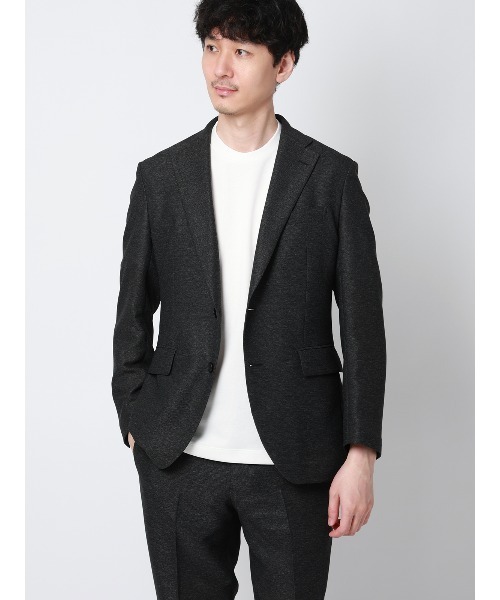 SUIT SQUARE(スーツスクエア)の「オフィT/Tシャツ/半袖/ウォッシャブル/吸水速乾/UVカット/プレーティング鹿の子/無地(Tシャツ/カットソー・メンズ・ブラック/ホワイト・LL/L/M/S/3L)」の6枚目の写真