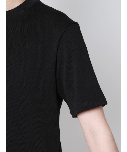 SUIT SQUARE(スーツスクエア)の「オフィT/Tシャツ/半袖/ウォッシャブル/吸水速乾/UVカット/プレーティング鹿の子/無地(Tシャツ/カットソー・メンズ・ブラック/ホワイト・LL/L/M/S/3L)」の17枚目の写真