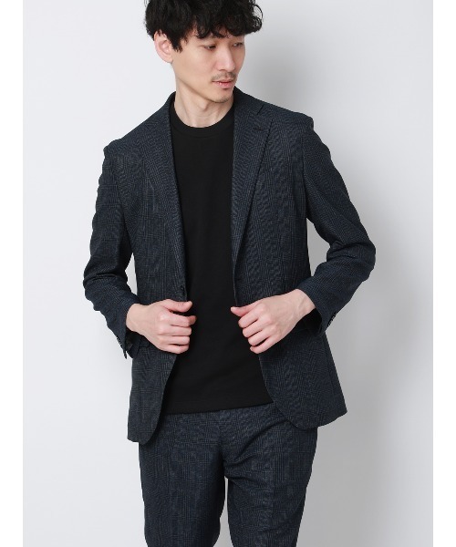 SUIT SQUARE(スーツスクエア)の「オフィT/Tシャツ/半袖/ウォッシャブル/吸水速乾/UVカット/プレーティング鹿の子/無地(Tシャツ/カットソー・メンズ・ブラック/ホワイト・LL/L/M/S/3L)」の15枚目の写真