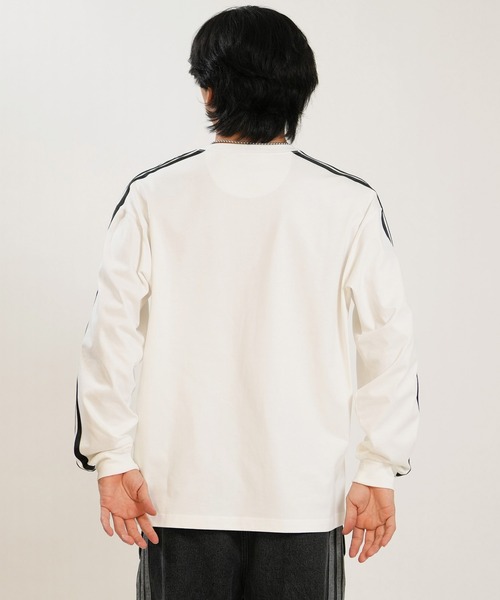 adidas(アディダス)の「adidas/アディダス 長袖 Tシャツ ロンT TW777(Tシャツ/カットソー・メンズ・ベージュ/ブラック/ホワイト/スカイブルー・L/2XL/M/XL)」の6枚目の写真