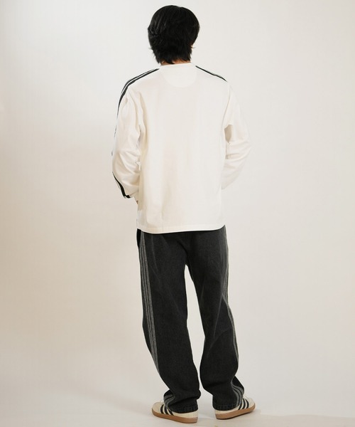 adidas(アディダス)の「adidas/アディダス 長袖 Tシャツ ロンT TW777(Tシャツ/カットソー・メンズ・ベージュ/ブラック/ホワイト/スカイブルー・L/2XL/M/XL)」の8枚目の写真