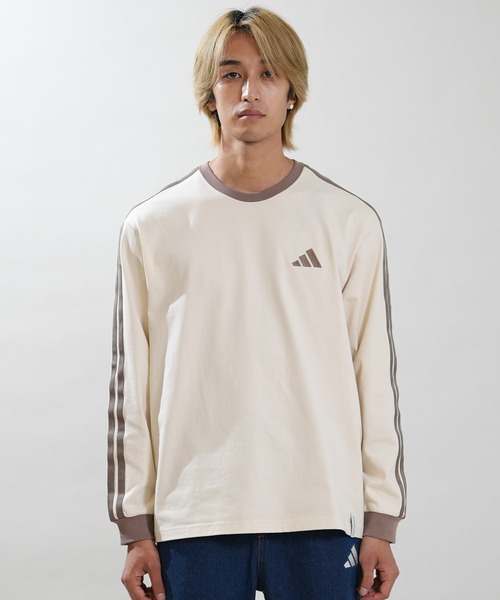 adidas(アディダス)の「adidas/アディダス 長袖 Tシャツ ロンT TW777(Tシャツ/カットソー・メンズ・ベージュ/ブラック/ホワイト/スカイブルー・L/2XL/M/XL)」の15枚目の写真