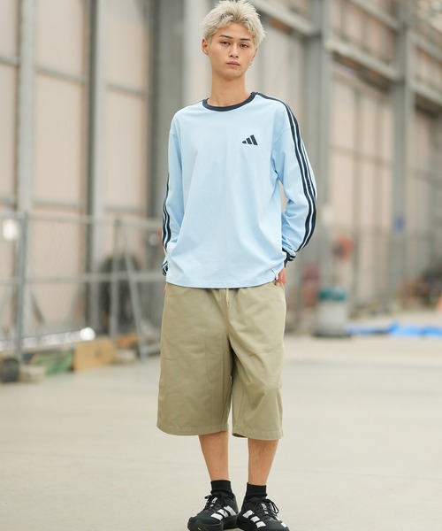 adidas(アディダス)の「adidas/アディダス 長袖 Tシャツ ロンT TW777(Tシャツ/カットソー・メンズ・ベージュ/ブラック/ホワイト/スカイブルー・L/2XL/M/XL)」の22枚目の写真