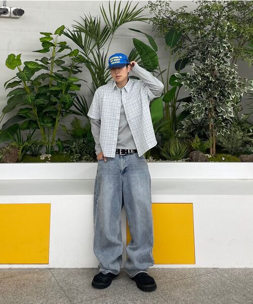 XERO（ゼロ）の「ハーフクロップチェックシャツ[ホワイト]（シャツ/ブラウス・レディース・その他・MEDIUM/LARGE）」の14枚目の写真