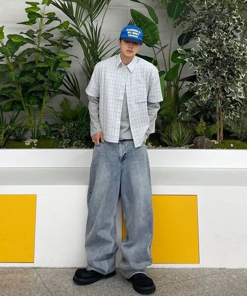 XERO（ゼロ）の「ハーフクロップチェックシャツ[ホワイト]（シャツ/ブラウス・レディース・その他・MEDIUM/LARGE）」の18枚目の写真