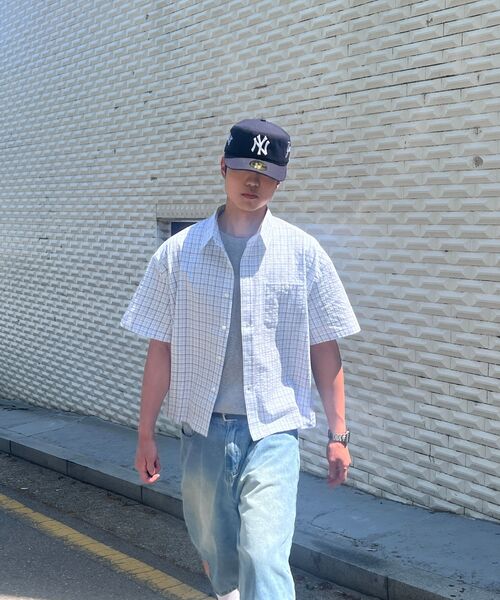 XERO（ゼロ）の「ハーフクロップチェックシャツ[ホワイト]（シャツ/ブラウス・レディース・その他・MEDIUM/LARGE）」の21枚目の写真