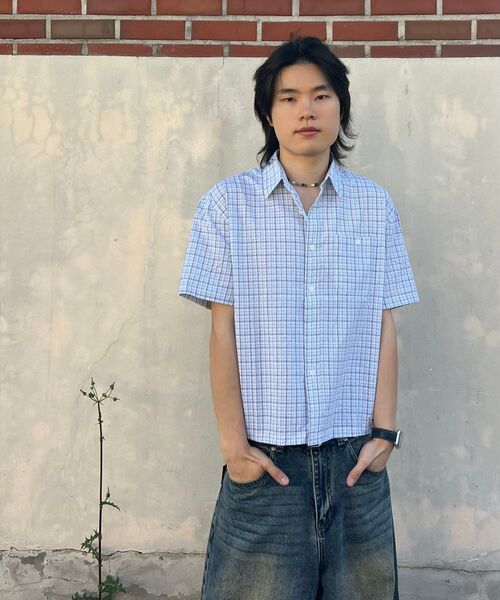 XERO（ゼロ）の「ハーフクロップチェックシャツ[ホワイト]（シャツ/ブラウス・レディース・その他・MEDIUM/LARGE）」の22枚目の写真