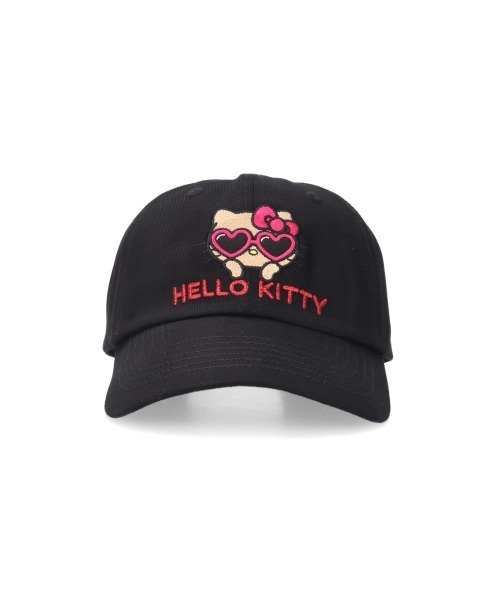 OVERRIDE(オーバーライド)の「日焼HELLO KITTY コットンツイルキャップ / サンリオ(キャップ・レディース・ライトベージュ/ブラック系1/レオパード/ブラック系・58cm/54㎝)」の7枚目の写真