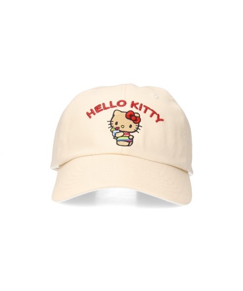 OVERRIDE(オーバーライド)の「日焼HELLO KITTY コットンツイルキャップ / サンリオ(キャップ・レディース・ライトベージュ/ブラック系1/レオパード/ブラック系・58cm/54㎝)」の12枚目の写真