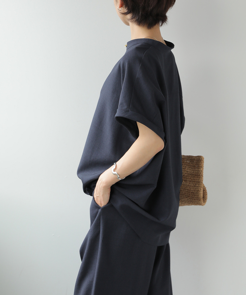 JOURNAL STANDARD relume（ジャーナルスタンダード　レリューム）の「《WEB限定》［2点セット］タンブラーバンドカラーセットアップ（その他パンツ・レディース・ブラック/ネイビー・38/36）」の15枚目の写真