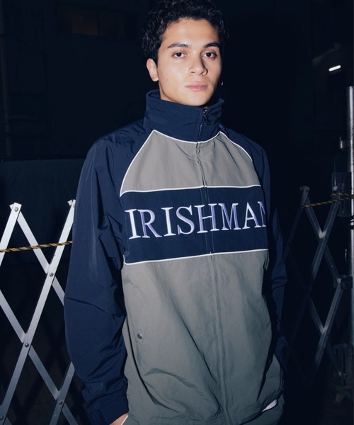 IRISHMAN(アイリッシュマン)の「【IRISHMAN/アイリッシュマン】【AERO】Full Zip Pocketable Hoodie / 強撥水ナイロンポケッタブルフーディー ジャケットフード付き(UNISEX)(ブルゾン・メンズ・ブラック/カーキ・X-LARGE/LARGE/MEDIUM/SMALL)」の2枚目の写真