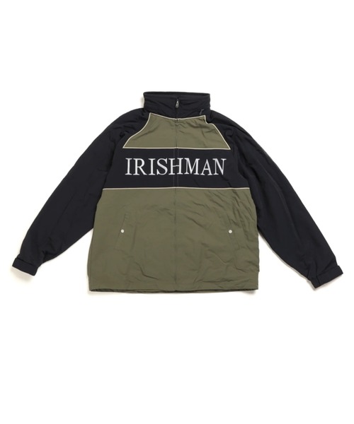 IRISHMAN(アイリッシュマン)の「【IRISHMAN/アイリッシュマン】【AERO】Full Zip Pocketable Hoodie / 強撥水ナイロンポケッタブルフーディー ジャケットフード付き(UNISEX)(ブルゾン・メンズ・ブラック/カーキ・X-LARGE/LARGE/MEDIUM/SMALL)」の5枚目の写真