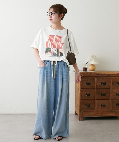 DISCOAT(ディスコート)の「【Enlude】メッセージロゴフォトTシャツ《ユニセックス》(Tシャツ/カットソー・レディース・ピンク/オフホワイト/ブラック・LARGE/MEDIUM)」の10枚目の写真