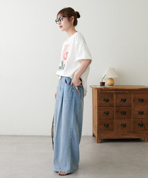 DISCOAT(ディスコート)の「【Enlude】メッセージロゴフォトTシャツ《ユニセックス》(Tシャツ/カットソー・レディース・ピンク/オフホワイト/ブラック・LARGE/MEDIUM)」の12枚目の写真