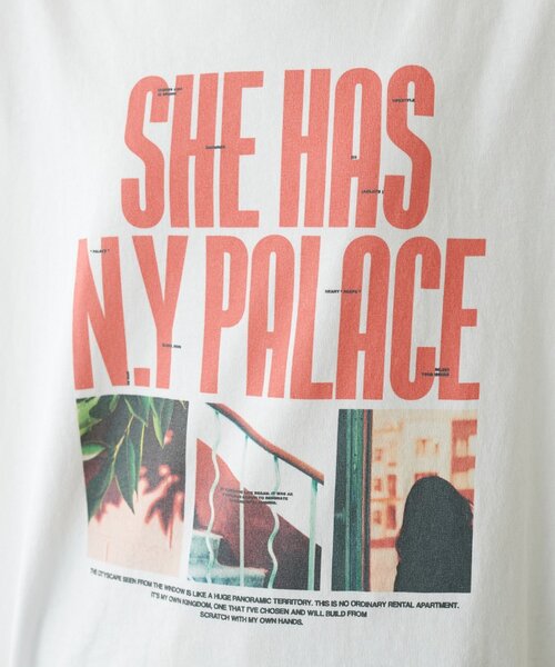 DISCOAT(ディスコート)の「【Enlude】メッセージロゴフォトTシャツ《ユニセックス》(Tシャツ/カットソー・レディース・ピンク/オフホワイト/ブラック・LARGE/MEDIUM)」の22枚目の写真