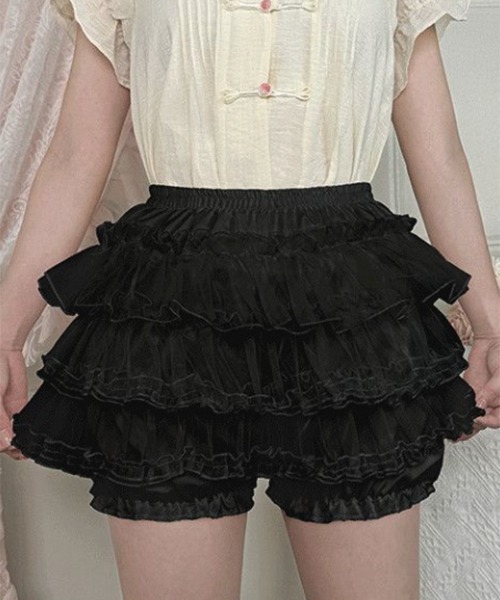 gossip!ロサンゼルス(ゴシップロサンゼルス)の「YUGA かぼちゃ型キュロットパンツ(その他パンツ・レディース・ホワイト/オフホワイト・FREE)」の10枚目の写真