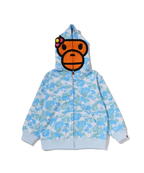 BABY LISA ABC CAMO ZIP HOODIE（パーカー）｜A BATHING APE（ア