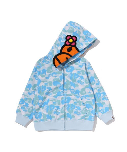 BABY LISA ABC CAMO ZIP HOODIE（パーカー）｜A BATHING APE（ア