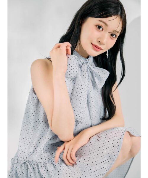 MERCURYDUO(マーキュリーデュオ)の「マルチWAYペプラムティアードブラウス(シャツ/ブラウス・レディース・オフホワイト/ライトグレー/アイボリー・FREE)」の22枚目の写真