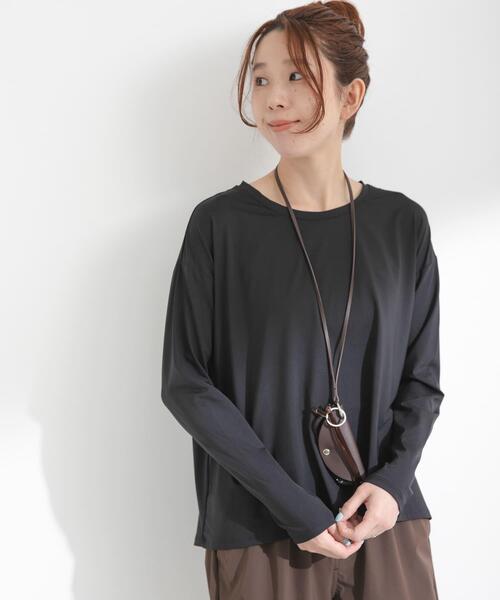 URBAN RESEARCH Sonny Label(アーバンリサーチサニーレーベル)の「SLAB バックデザインラッシュガード(Tシャツ/カットソー・レディース・ブラック/ネイビー/ホワイト系その他・FREE)」の3枚目の写真