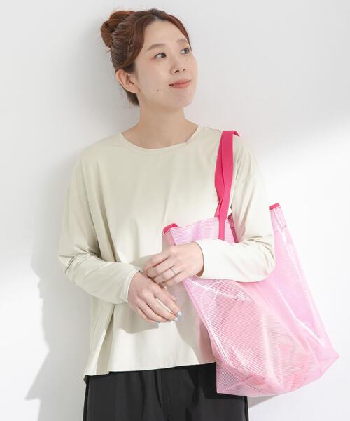 URBAN RESEARCH Sonny Label(アーバンリサーチサニーレーベル)の「SLAB バックデザインラッシュガード(Tシャツ/カットソー・レディース・ブラック/ネイビー/ホワイト系その他・FREE)」の4枚目の写真