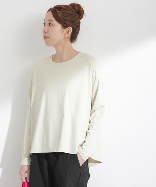 URBAN RESEARCH Sonny Label(アーバンリサーチサニーレーベル)の「SLAB バックデザインラッシュガード(Tシャツ/カットソー・レディース・ブラック/ネイビー/ホワイト系その他・FREE)」の5枚目の写真