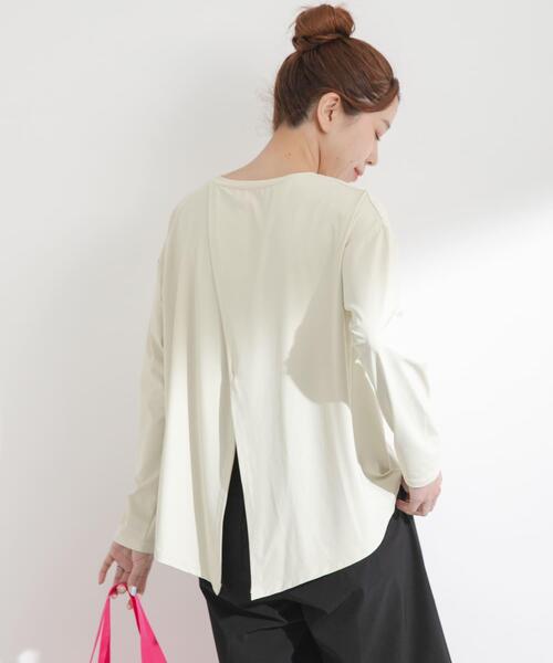 URBAN RESEARCH Sonny Label(アーバンリサーチサニーレーベル)の「SLAB バックデザインラッシュガード(Tシャツ/カットソー・レディース・ブラック/ネイビー/ホワイト系その他・FREE)」の6枚目の写真