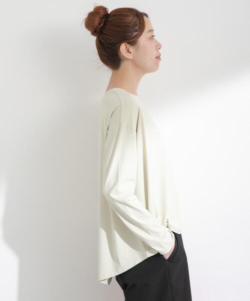 URBAN RESEARCH Sonny Label(アーバンリサーチサニーレーベル)の「SLAB バックデザインラッシュガード(Tシャツ/カットソー・レディース・ブラック/ネイビー/ホワイト系その他・FREE)」の7枚目の写真