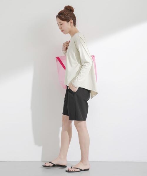 URBAN RESEARCH Sonny Label(アーバンリサーチサニーレーベル)の「SLAB バックデザインラッシュガード(Tシャツ/カットソー・レディース・ブラック/ネイビー/ホワイト系その他・FREE)」の9枚目の写真