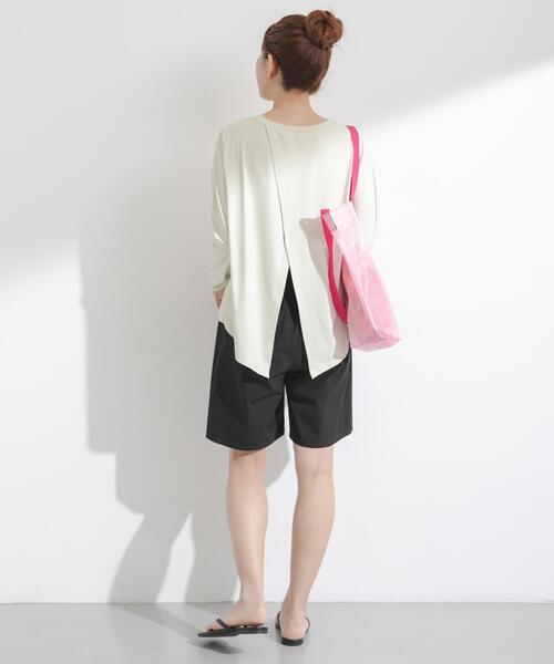 URBAN RESEARCH Sonny Label(アーバンリサーチサニーレーベル)の「SLAB バックデザインラッシュガード(Tシャツ/カットソー・レディース・ブラック/ネイビー/ホワイト系その他・FREE)」の10枚目の写真