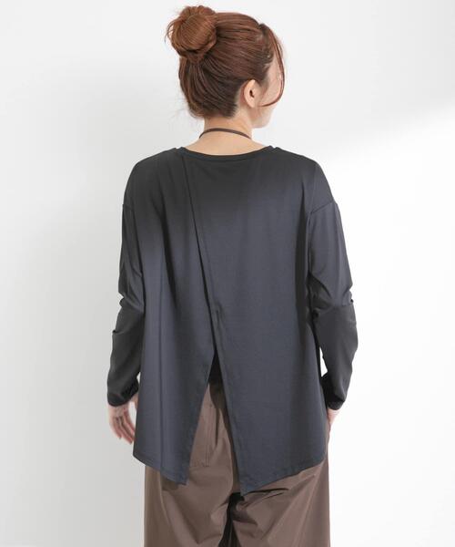 URBAN RESEARCH Sonny Label(アーバンリサーチサニーレーベル)の「SLAB バックデザインラッシュガード(Tシャツ/カットソー・レディース・ブラック/ネイビー/ホワイト系その他・FREE)」の15枚目の写真