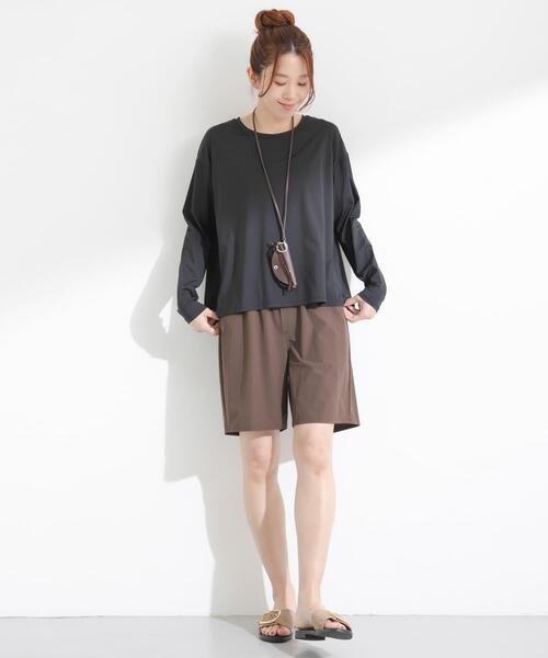 URBAN RESEARCH Sonny Label(アーバンリサーチサニーレーベル)の「SLAB バックデザインラッシュガード(Tシャツ/カットソー・レディース・ブラック/ネイビー/ホワイト系その他・FREE)」の18枚目の写真